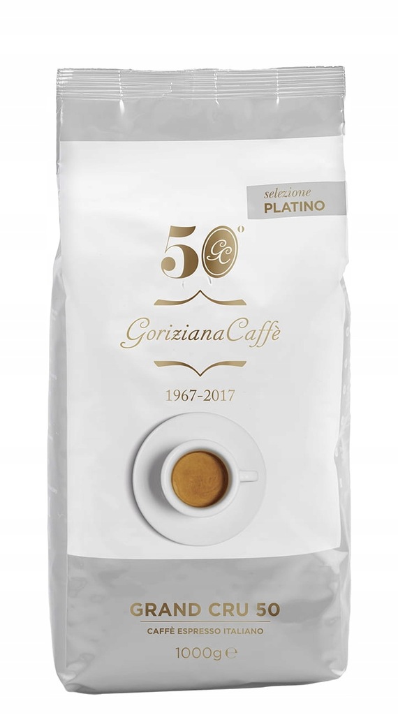 Cafea boabe Goriziana Caffe, Platino, Grand Cru 50, 1000g