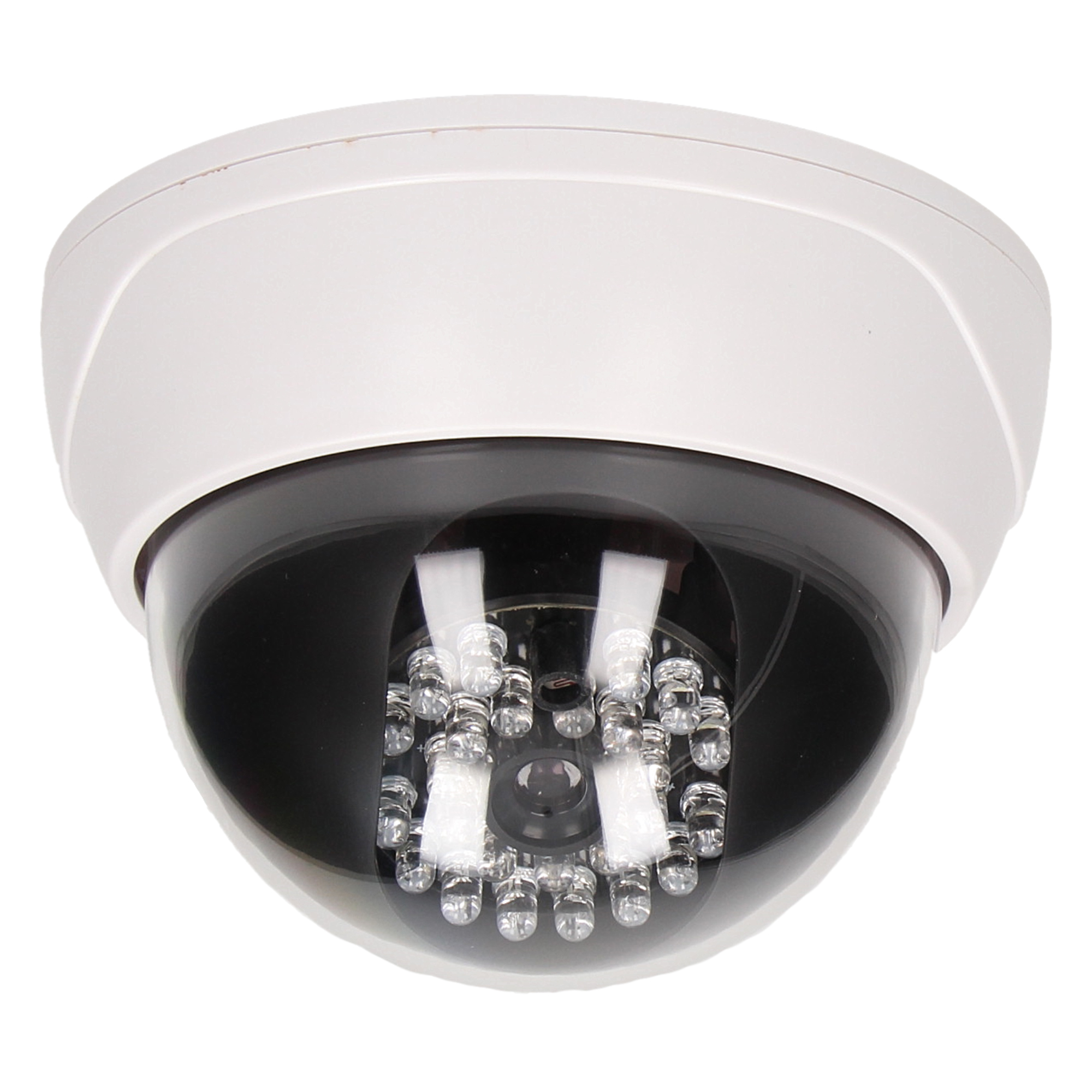 Camera supraveghere falsa CCTV VIRONE CD-6, 2 x AAA, dioda LED, alb