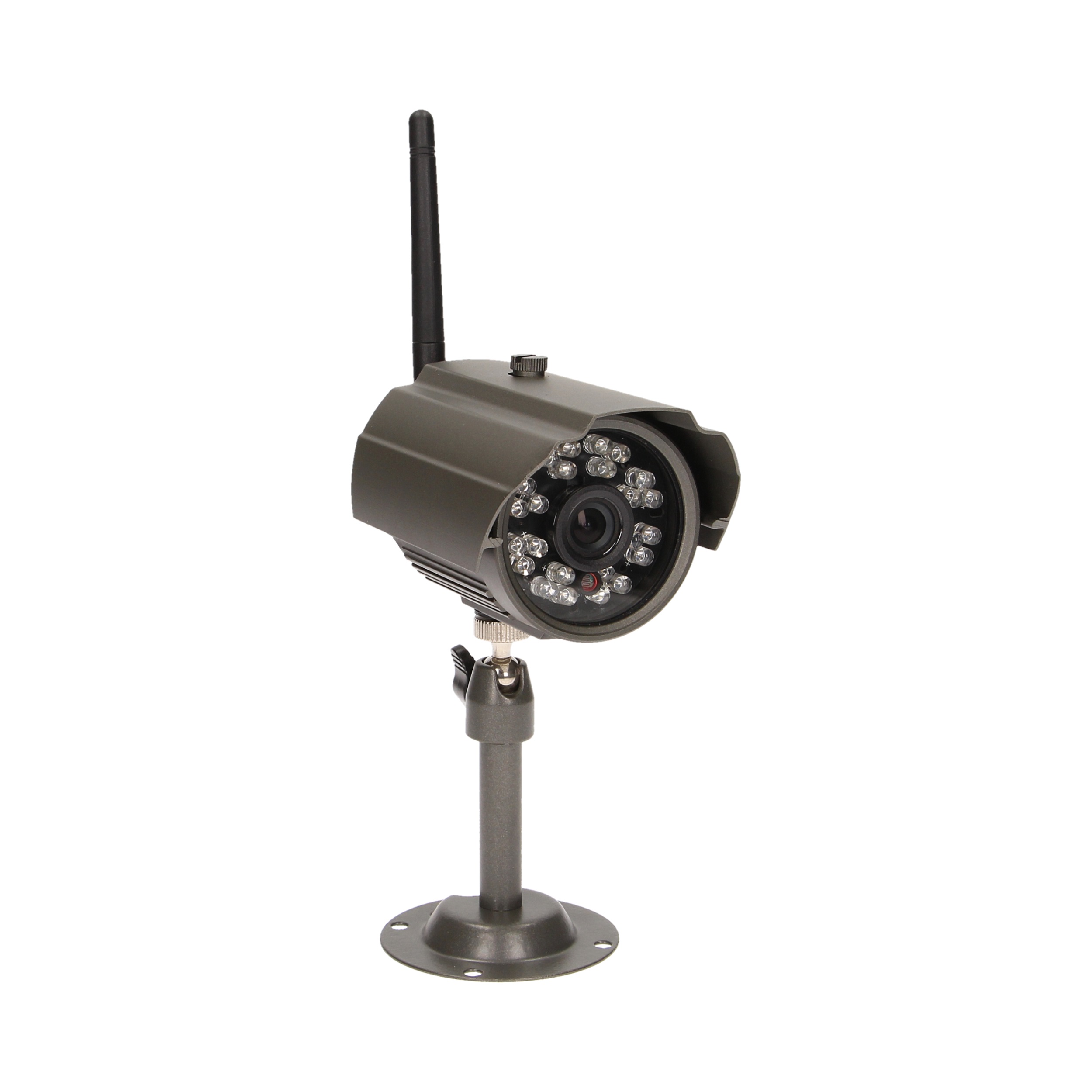 Camera video wireless ORNO OR-MT-JE-1801KC, HD, IP65, iluminare noaptea, senzor miscare, microfon incorporat, aluminiu, gri