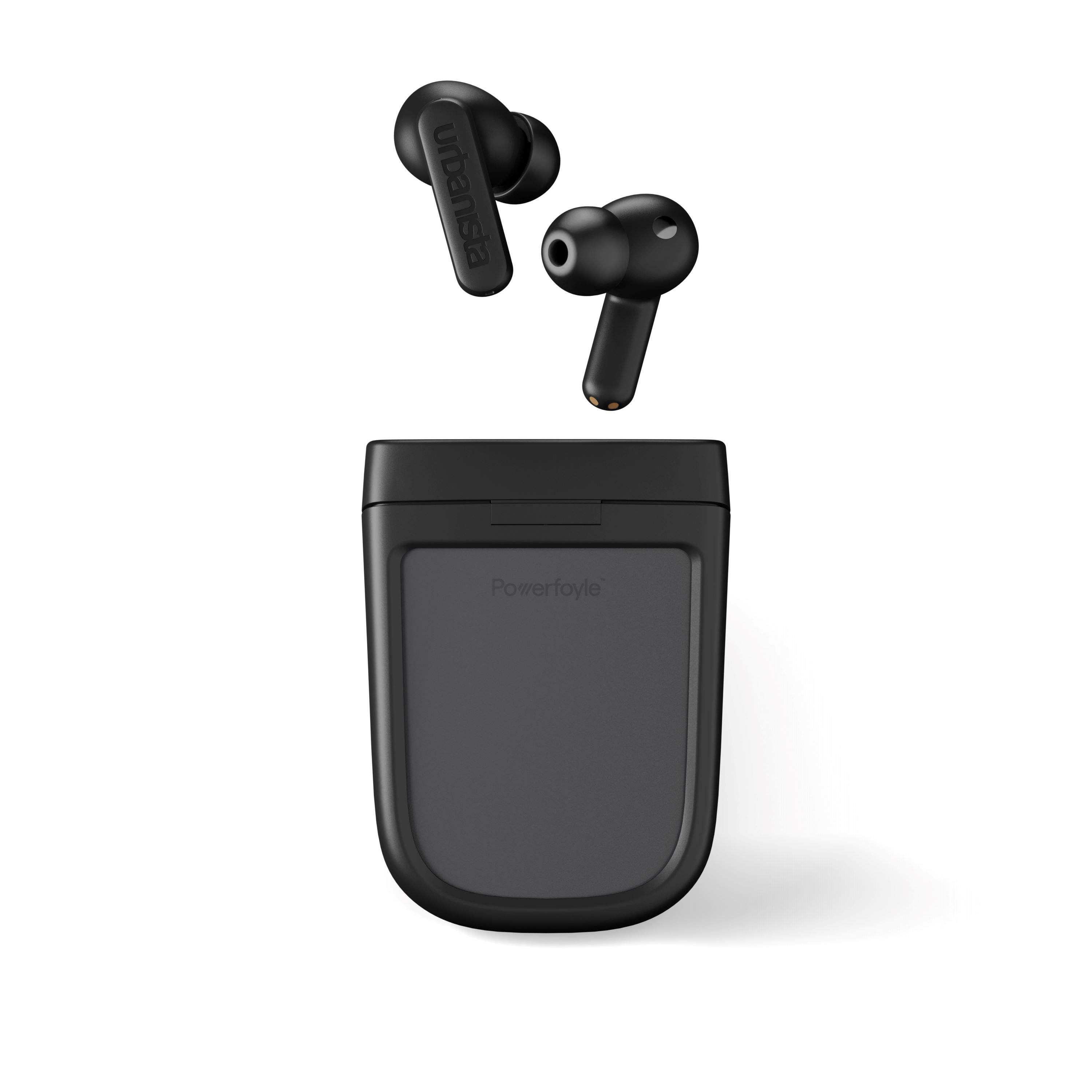 Casti audio In-Ear Urbanista Phoenix, True Wireless, incarcare solara/USB-C, Bluetooth 5.2, Microfon, aplicatie mobila, ANC, IPX4, redare pana la 8 ore, negru