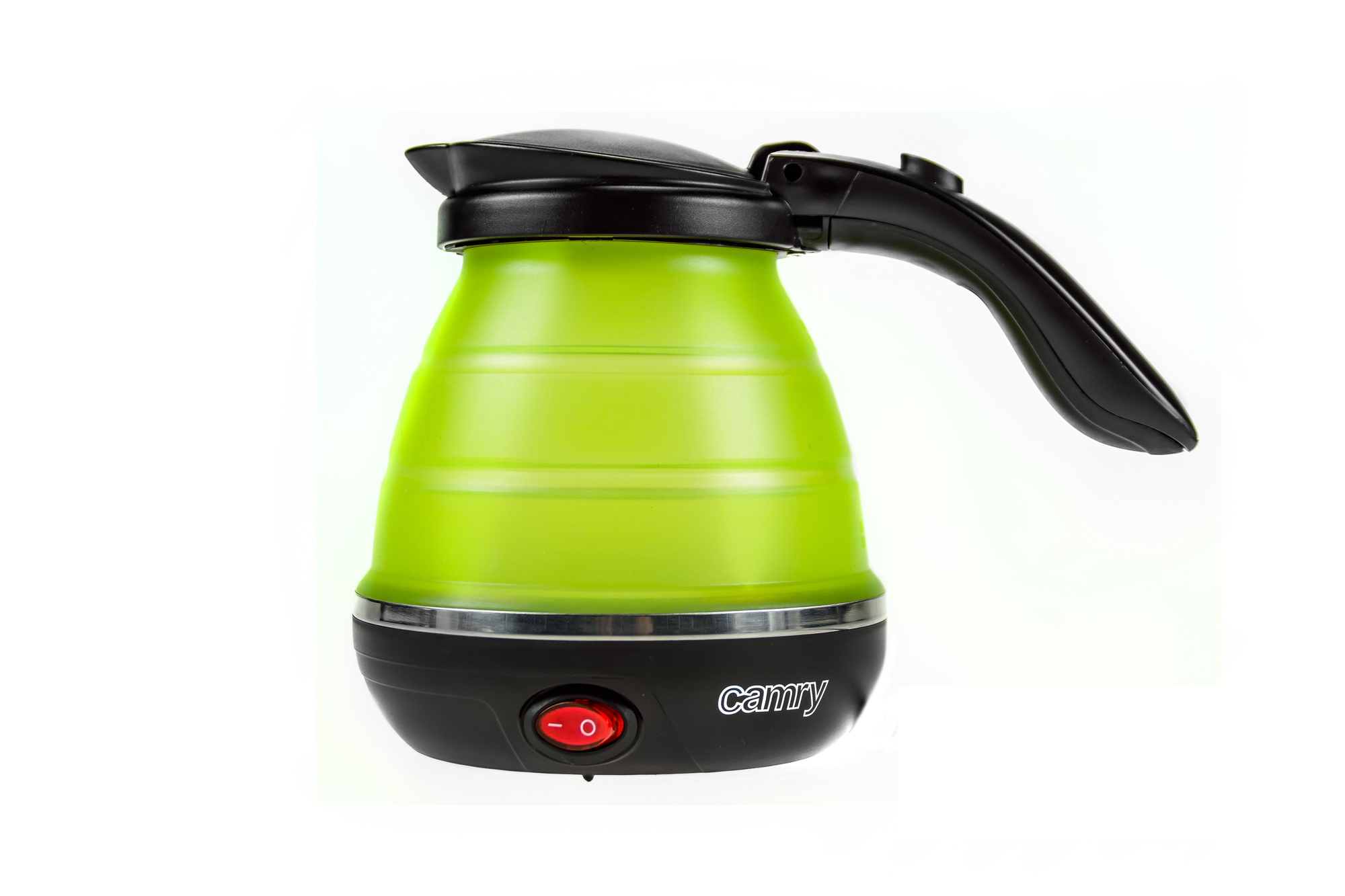 Fierbator de apa portabil Camry CR 1265, 750 W, 0.5L, Silicon, verde