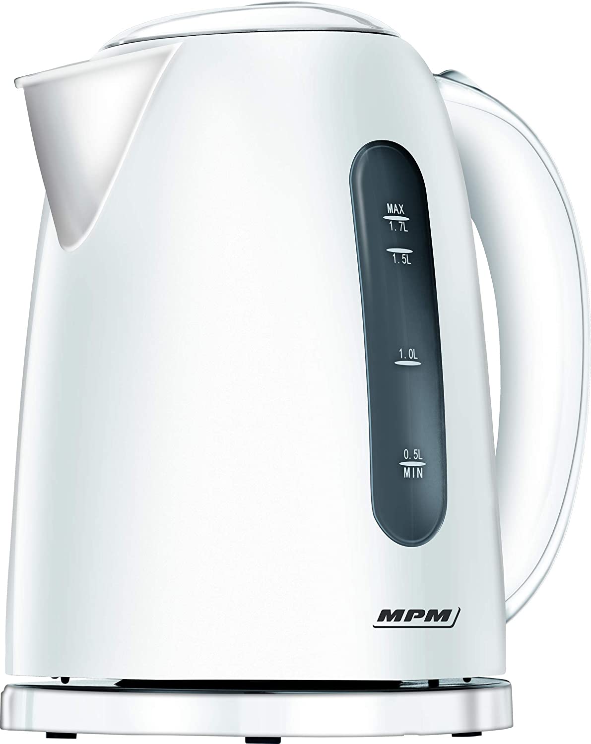 Fierbator MPM MCZ-85, 2200W, 1.7 litri, rotire 360 °, oprire automata, indicator nivel apa, alb