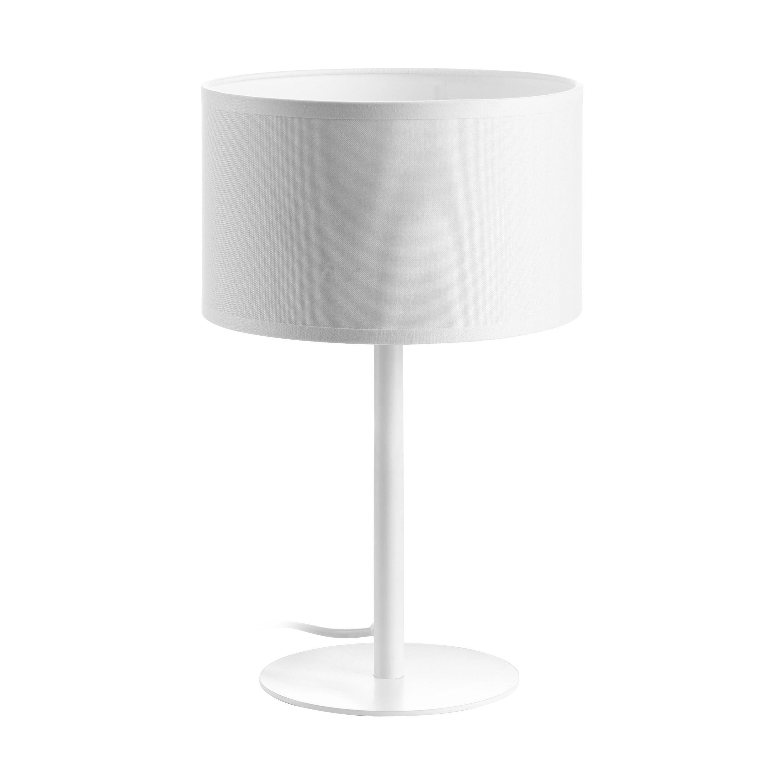 Lampa de noptiera ADVITI Rollo AD-LD-6342WE27T, E27, 1 x 60W, alb