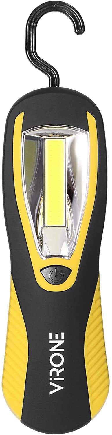 Lanterna de lucru ORNO VIRONE WL-7, LED COB, 3W, 200 lm, 3 x AA, galben/negru