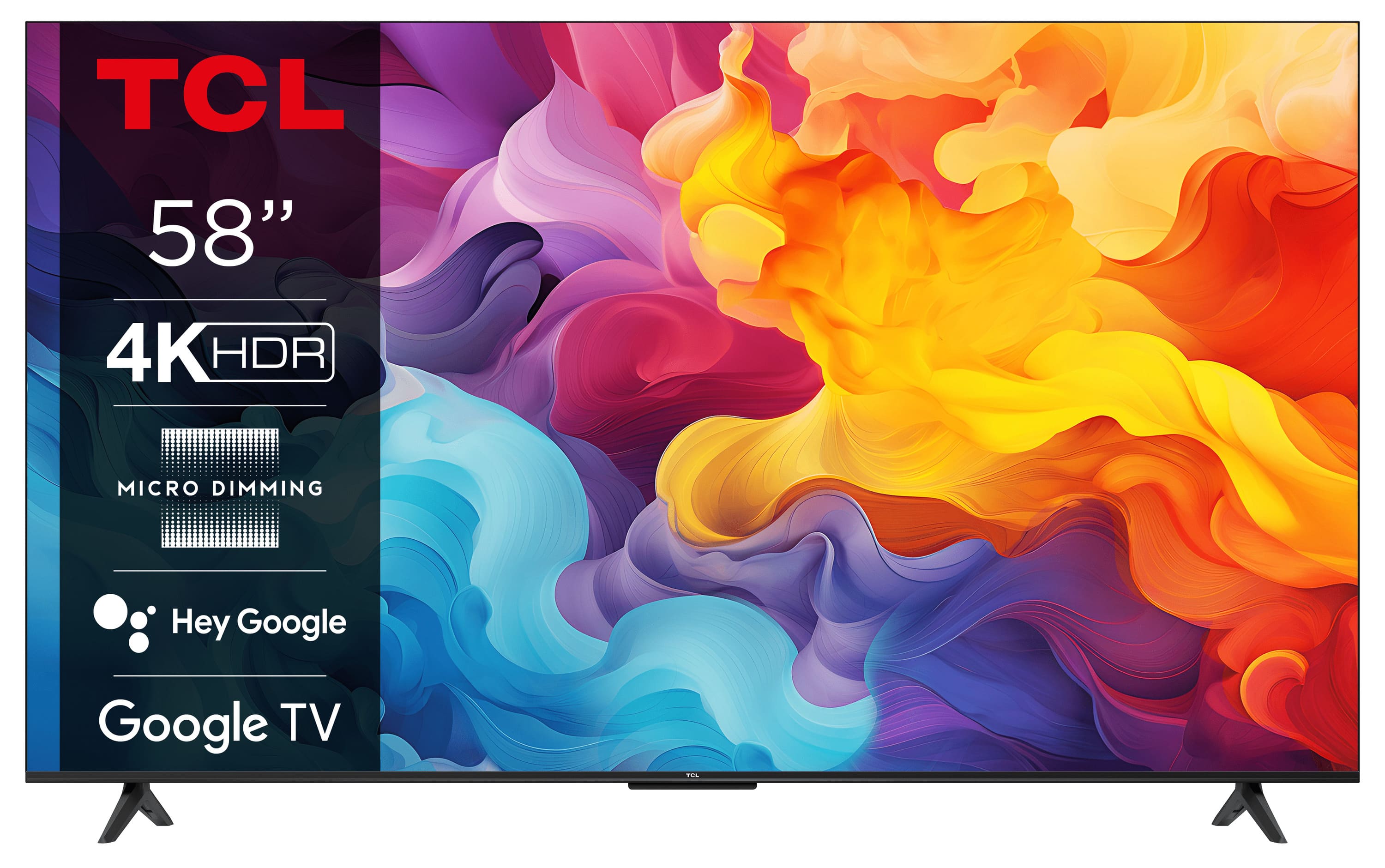 Televizor TCL LED 58V6B, 146 cm, Smart Google TV, 4K Ultra HD, Clasa E