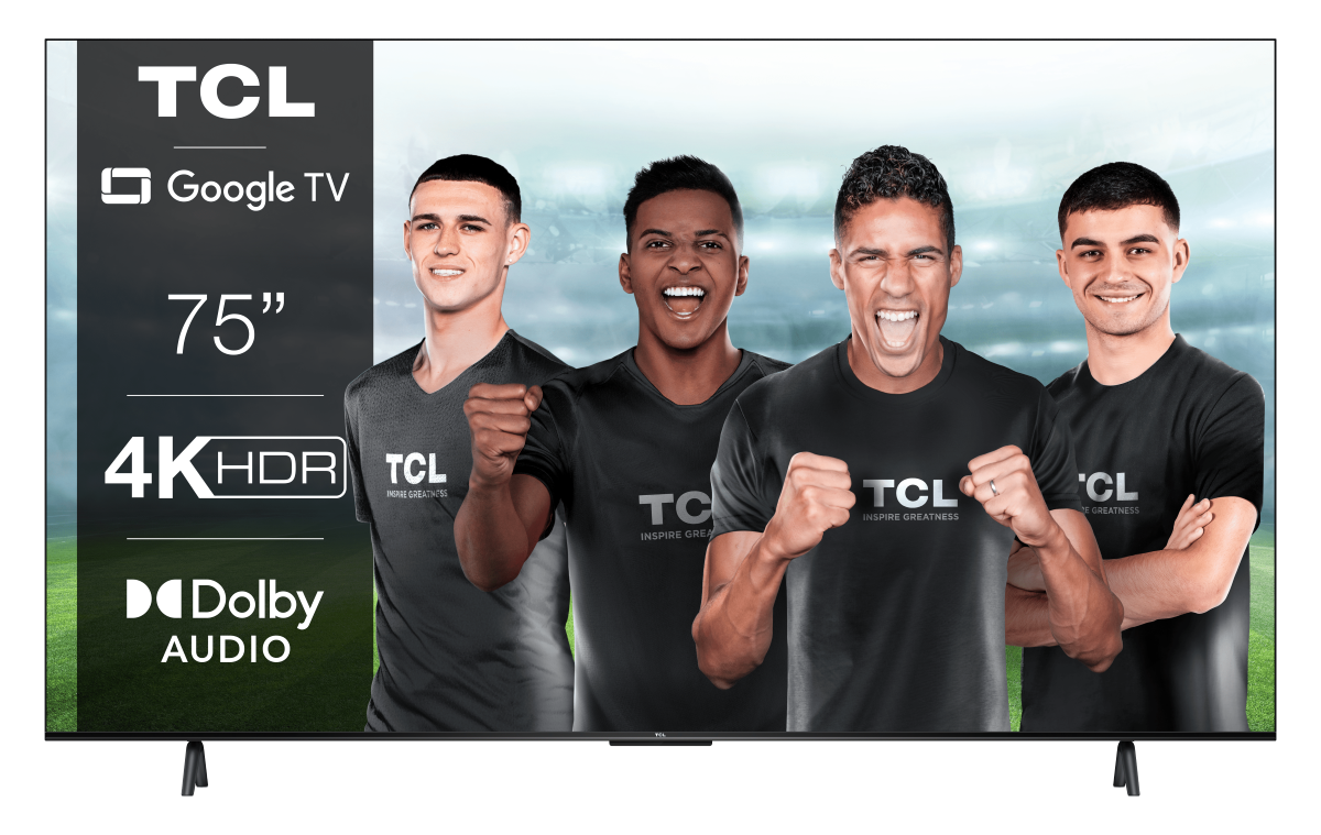 Televizor TCL LED 75P635, 191 cm, Smart Google TV, 4K Ultra HD, Clasa F