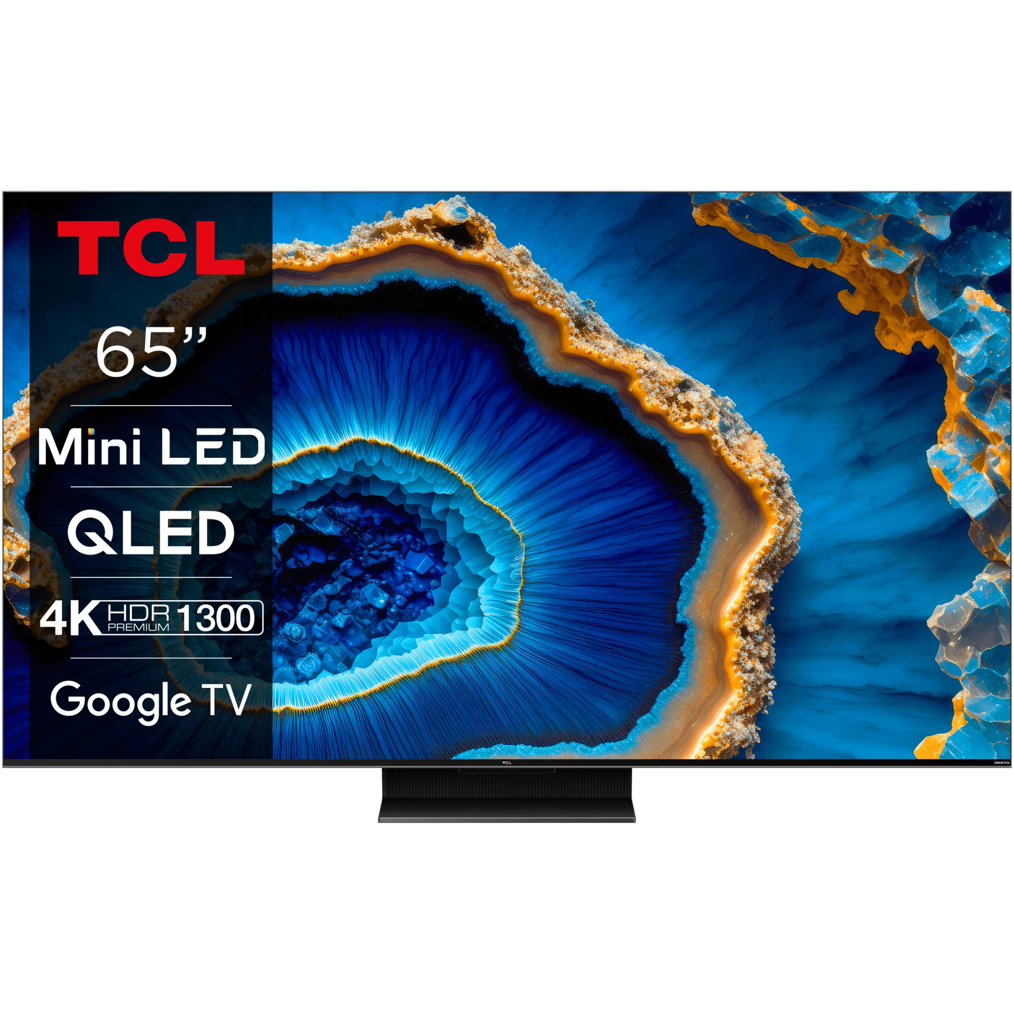 Televizor TCL MiniLed 65C805, 164 cm, Smart Google TV, 4K Ultra HD, 100hz, Clasa G