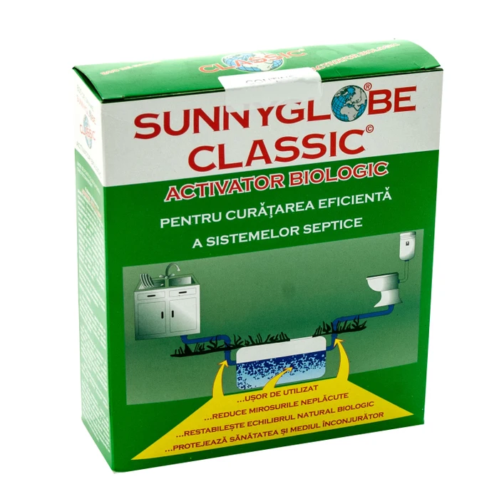 Instalatii Termice, Apa, Gaz, Canalizare - ACTIVATOR BIOLOGIC 63GR SUNNYGLOBE CLASSIC, comsport.ro