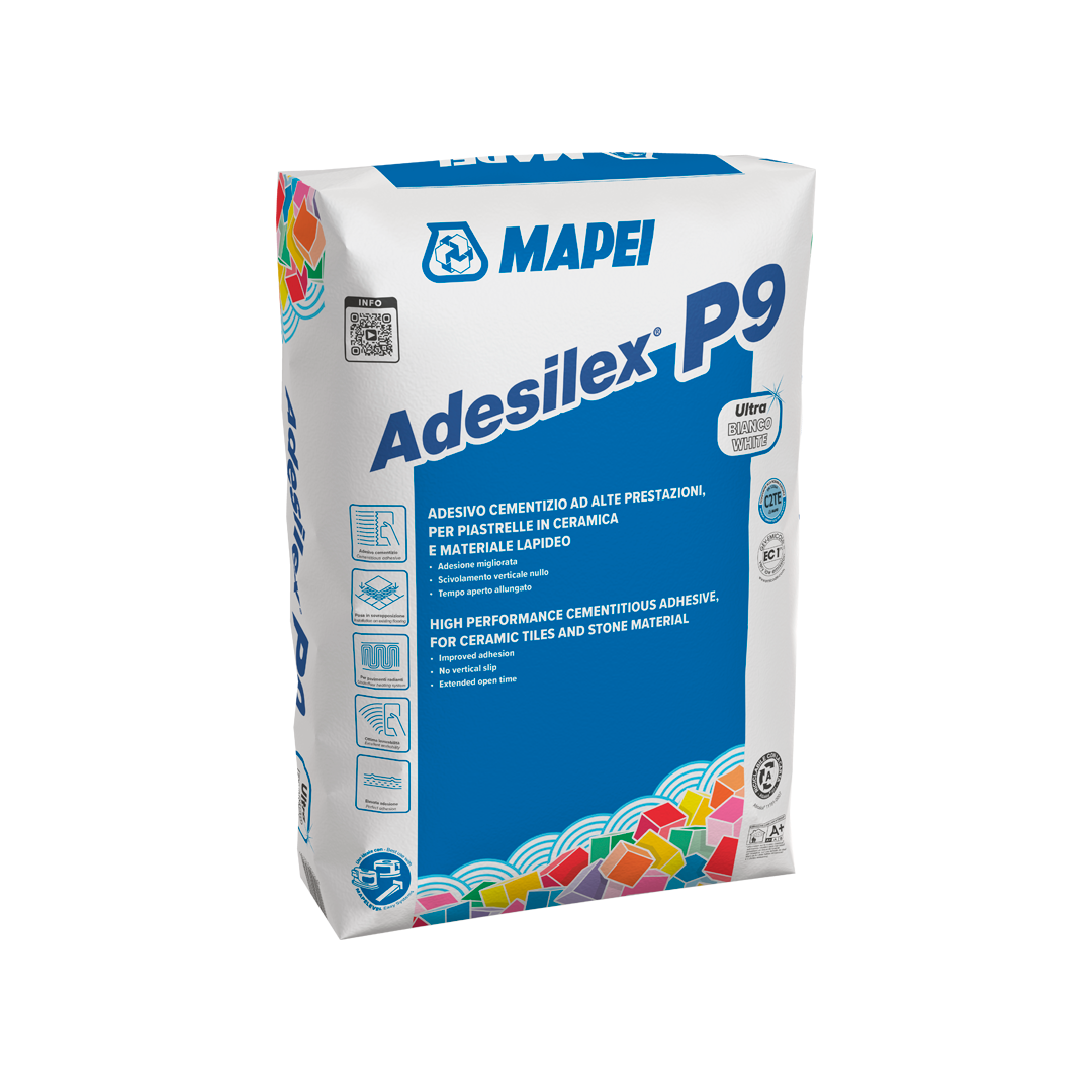 Gresie-Faianta, Adezivi - ADEZIV GR FAI PIATRA ADESILEX P9 WHITE 25KG 005125BG MAPEI 50/PAL, comsport.ro