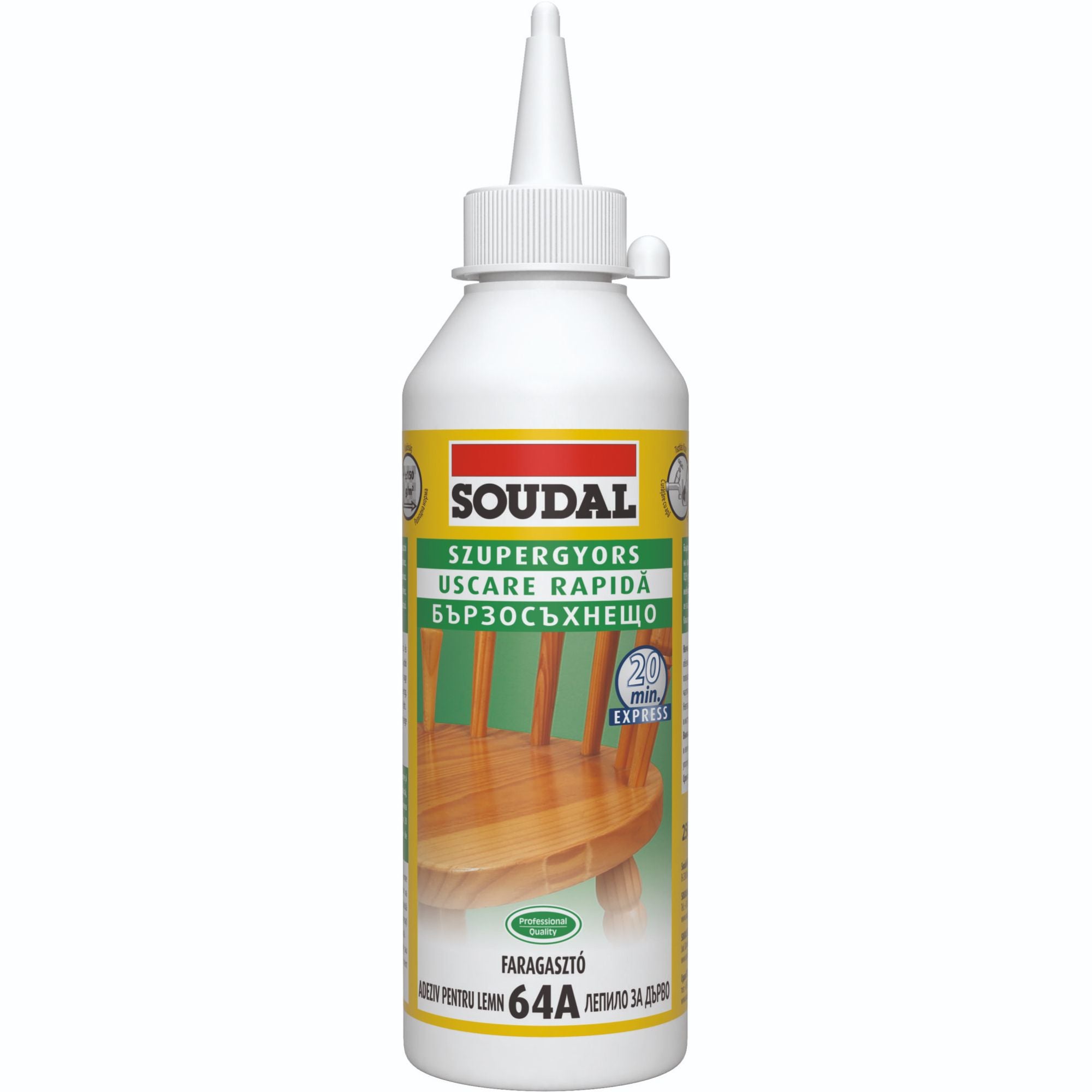 Adezivi  - ADEZIV LEMN D2 64A 250ML USCARE RAPIDA 124664, comsport.ro