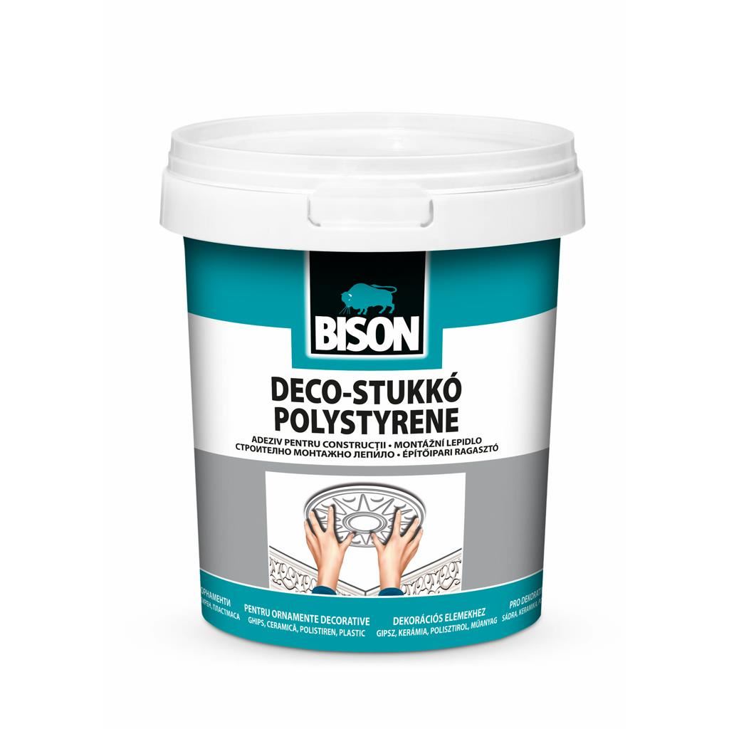 Adezivi  - BISON ADEZIV POLISTIREN DECO+STUKKO 1KG 400071, comsport.ro