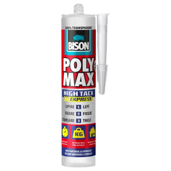 Adezivi  - BISON POLY MAX HIGH TECK MSPOLIMER 300GR 428984, comsport.ro