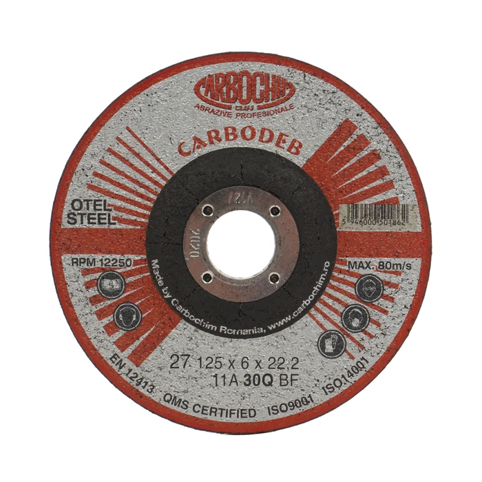 Discuri taiat-polizat-slefuit - DISC POLIZARE METAL 125*6.0 CARBOCHIM, comsport.ro