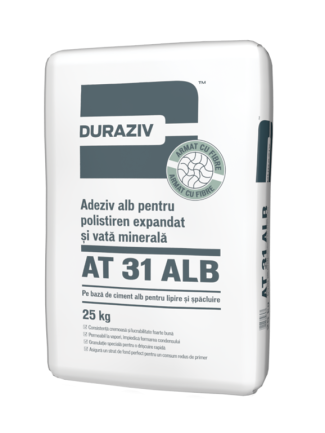 DURAZIV ADEZIV PT POLISTIREN AT31 ALB 25KG, [],comsport.ro