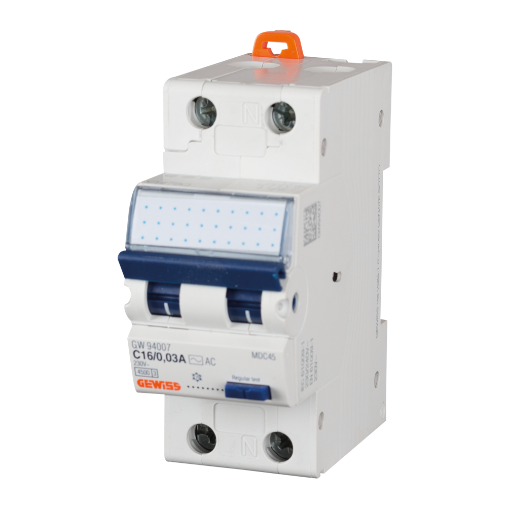 Produse - Intrerupator Diferential 20A 1P+N C 4.5KA 30MA, comsport.ro