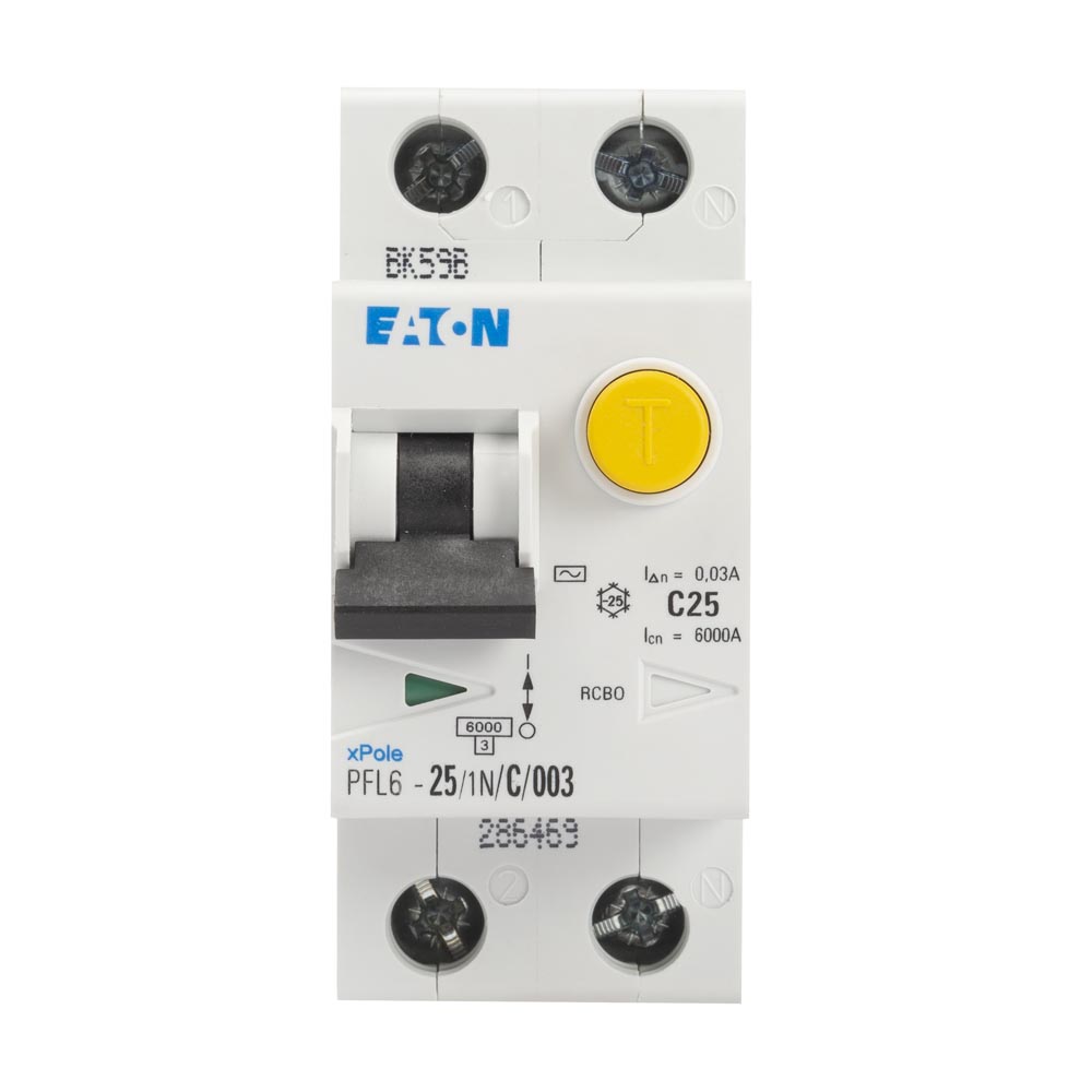 Produse - Intrerupator Diferential 25A 1P+N C 6KA, comsport.ro