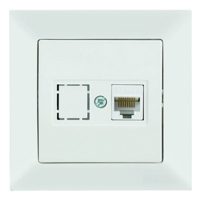 Produse - PRIZA UTP ST CANDELA ALB CAT5, comsport.ro