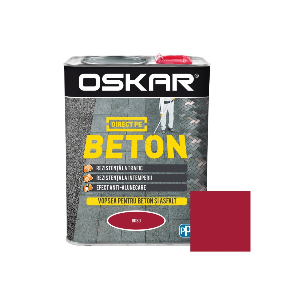 Vopsele, Lacuri - VOPSEA PT BETON ROSU 2.5L 803020, comsport.ro