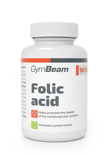 Acid Folic Vitamina B9, 90 tablete, GymBeam