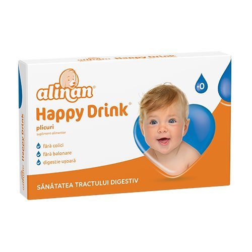 Happy Drink Alinan, 12 plicuri, Fiterman Pharma