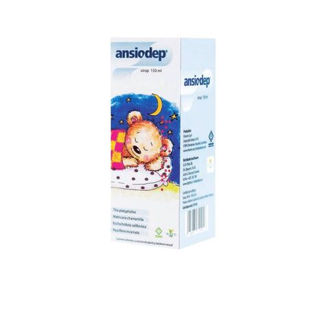 Sirop pentru copii Ansiodep, 150 ml, Dr. Phyto
