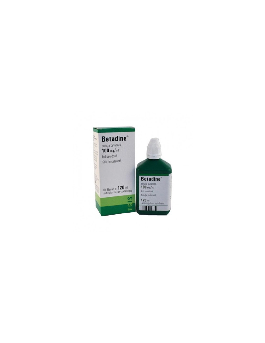 Betadine soluție, 120 ml, Egis Pharmaceuticals 