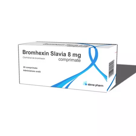 Bromhexin Slavia, 8 mg, 20 comprimate, Slavia Pharm
