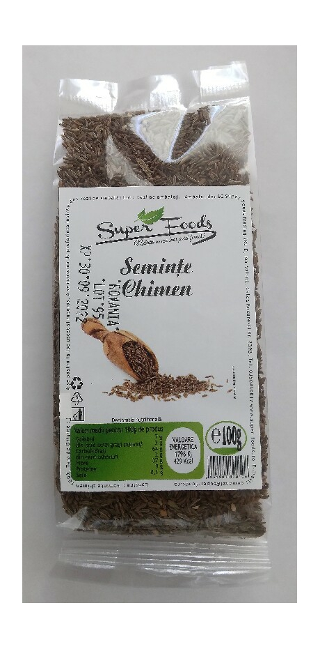 Chimen seminte, 100g, Super Foods