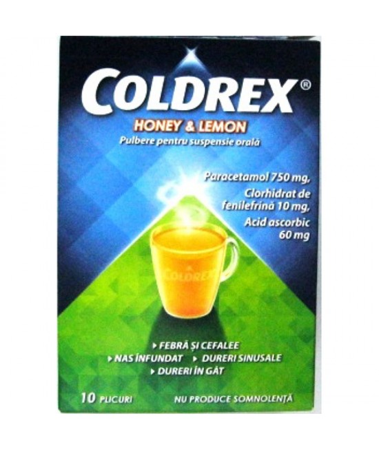Coldrex Lemon, 10 plicuri, Omega Pharma