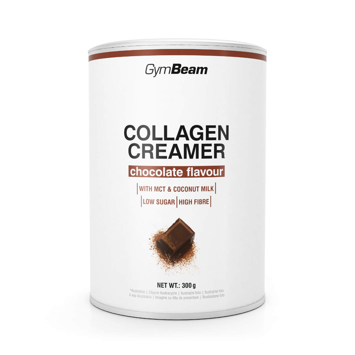 Collagen Creamer, ciocolata, 300 g, GymBeam