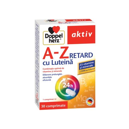 Aktiv A-Z Retard cu Luteina, 30 tablete, Doppelherz