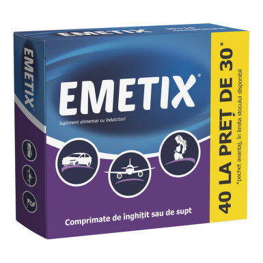 Emetix, 40 comprimate, Fiterman Pharma