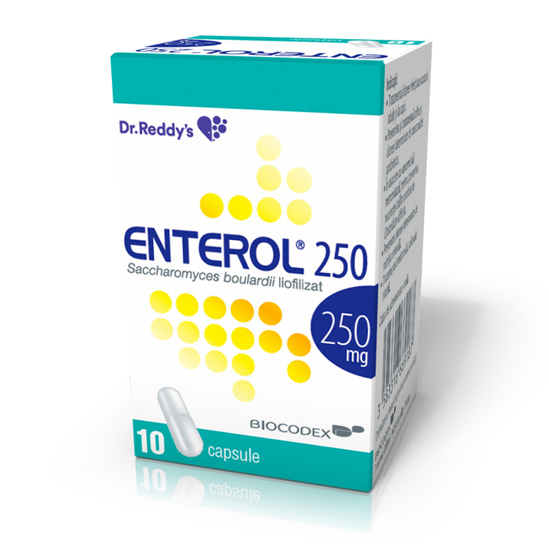 Enterol, 250 mg, 10 capsule, Dr. Reddy's