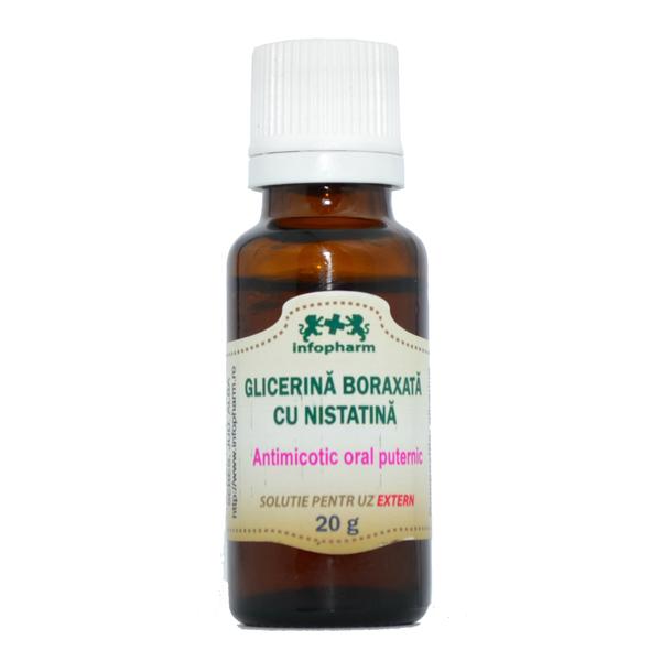 Glicerina Boraxata cu Nistatina, 20g, Infofarm