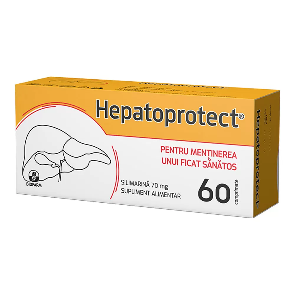Hepatoprotect, 60 comprimate, Biofarm