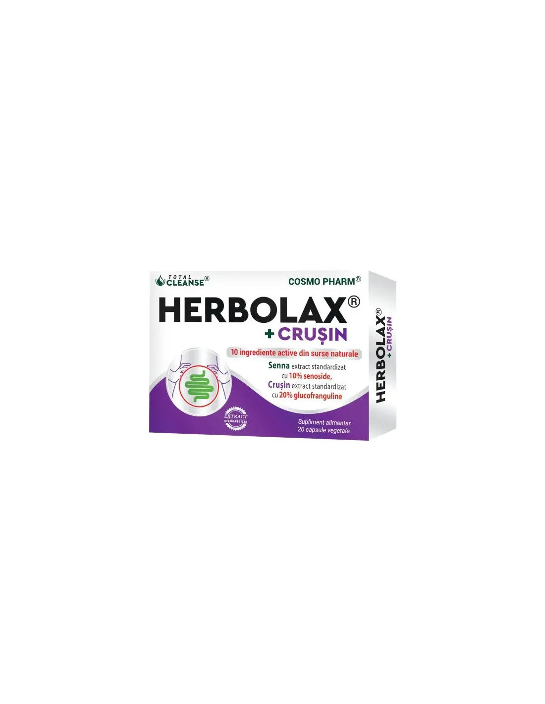 Herbolax+Crusin, 20 capsule, Cosmo Pharm
