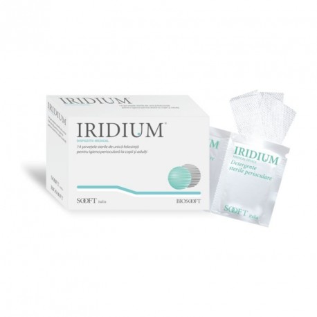 Iridium, șervetele oculare sterile, 20 bucăți, BioSooft