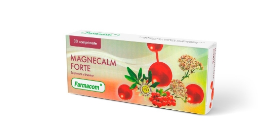 Magnecalm Forte, 30 comprimate, Farmacom