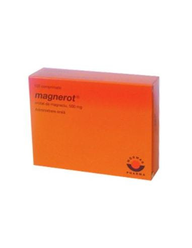 Magnerot 500 mg 100 Comprimate
