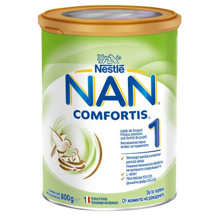 Nan 1 Comfortis, lapte de început pentru sugari, 800g, Nestle