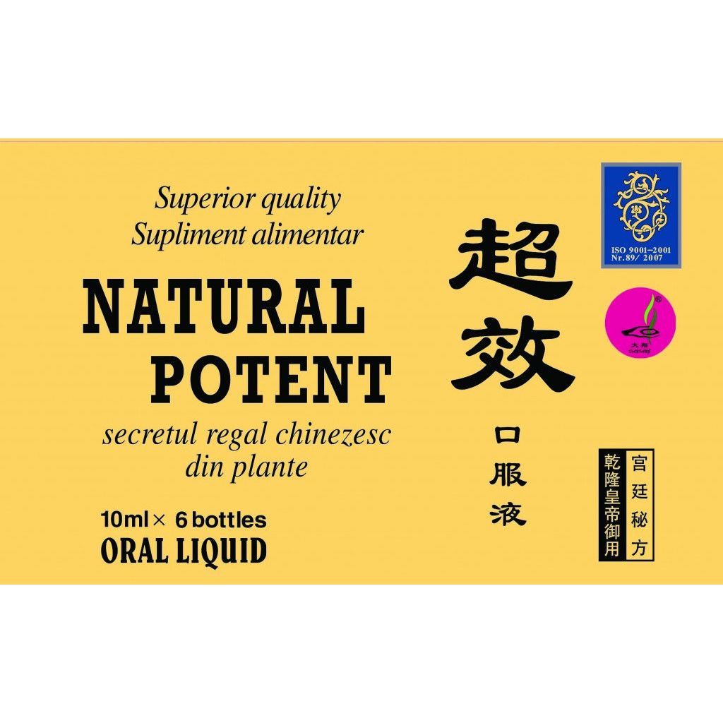 Natural Potent 10 ml, 6 fiole, Naturalia