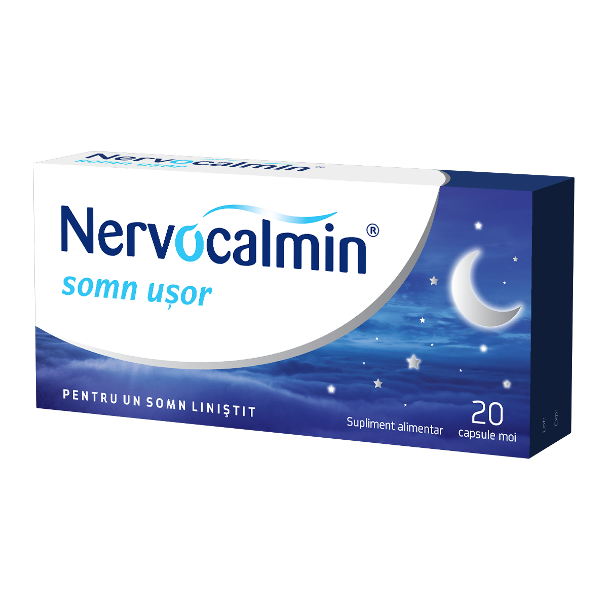 Nervocalmin Somn Usor cu Valeriană, 20 capsule, Biofarm