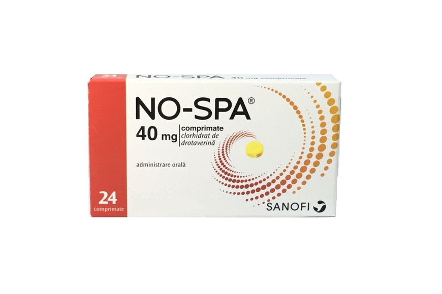 No-Spa 40mg, 24 comprimate, Sanofi