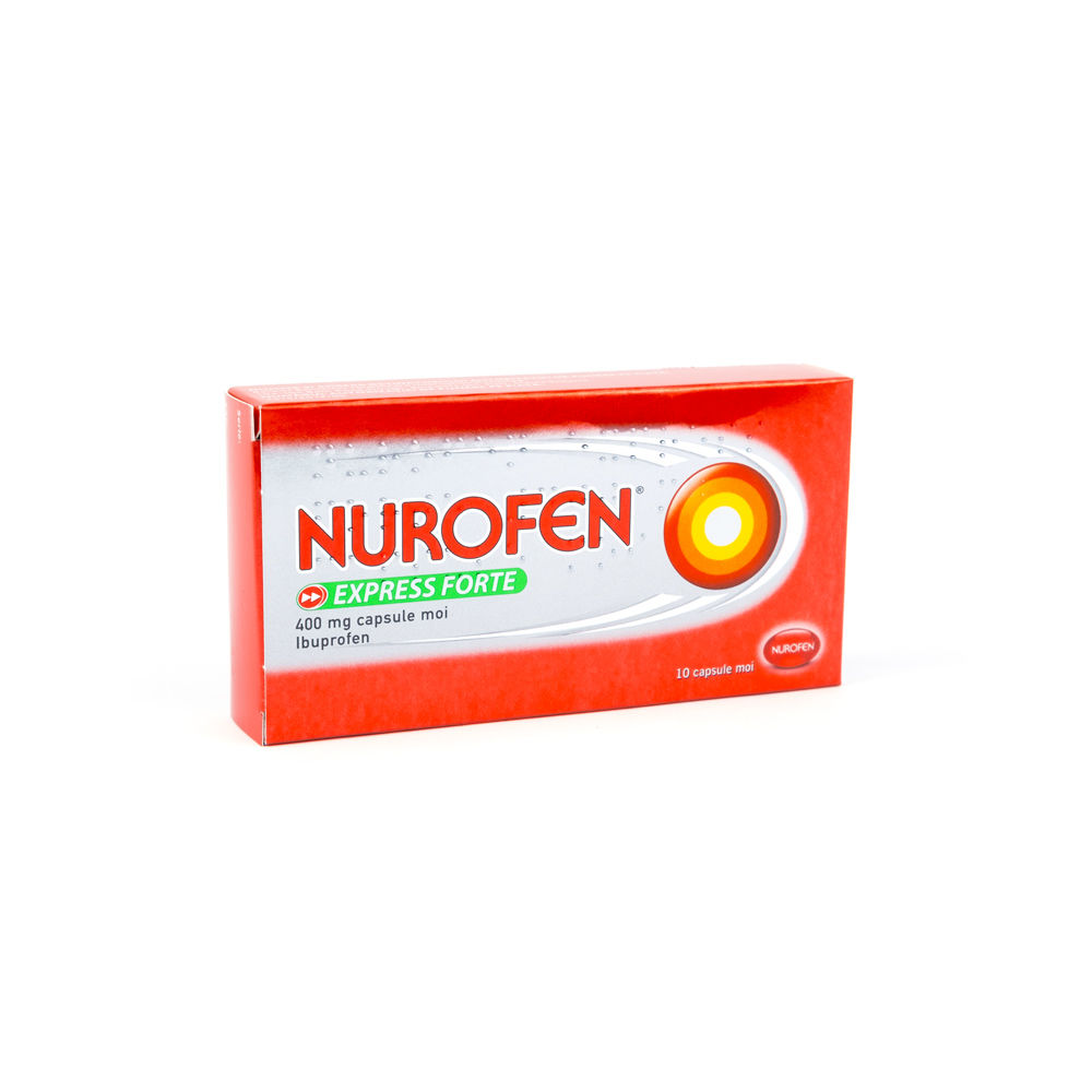 Nurofen Express Forte 400 mg, 10 Capsule Moi, Reckitt Benckiser
