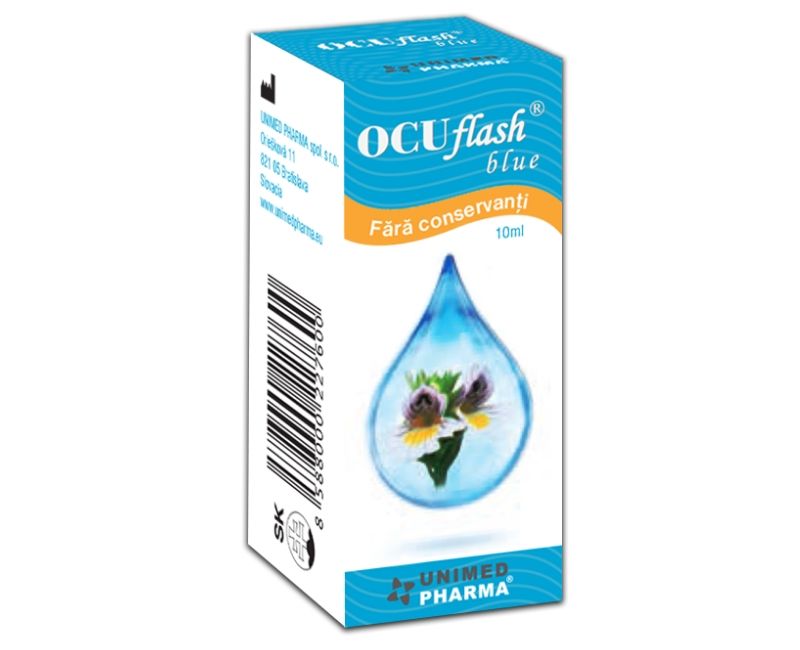 Ocuflash blue picaturi oftalmice, 10 ml, Unimed Pharma