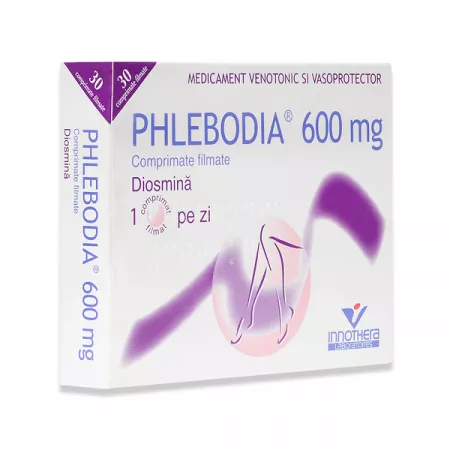 Phlebodia, 600 mg, 30 comprimate filmate, Innothera