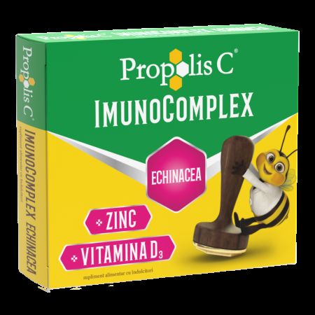 Propolis C Echinacea Imunocomplex, 20 comprimate, Fiterman Pharma