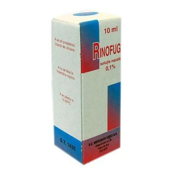 Rinofug picături nazale, soluție, 1 mg/ml, 10 ml, Meduman Viseu