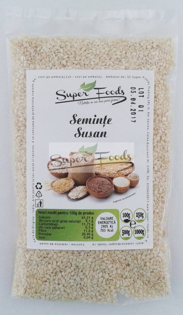 Susan seminte, 100g, Super Foods