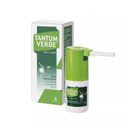 Tantum Verde spray bucofaringian 1,5 mg/ml, 30 ml, Angelini

